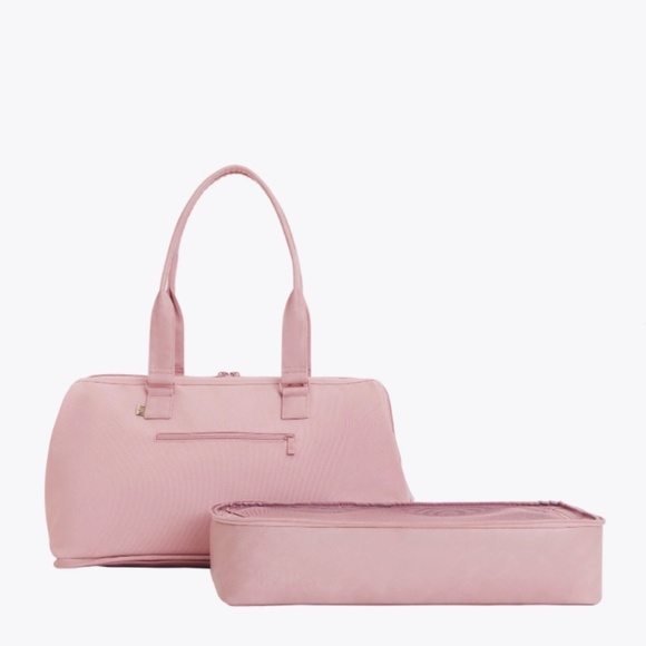 BEIS The Convertible Weekender in Atlas Pink NEW without tags - Picture 3 of 5